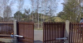 Купить распашные ворота из штакетника Евпатория, цена от 2768 руб.